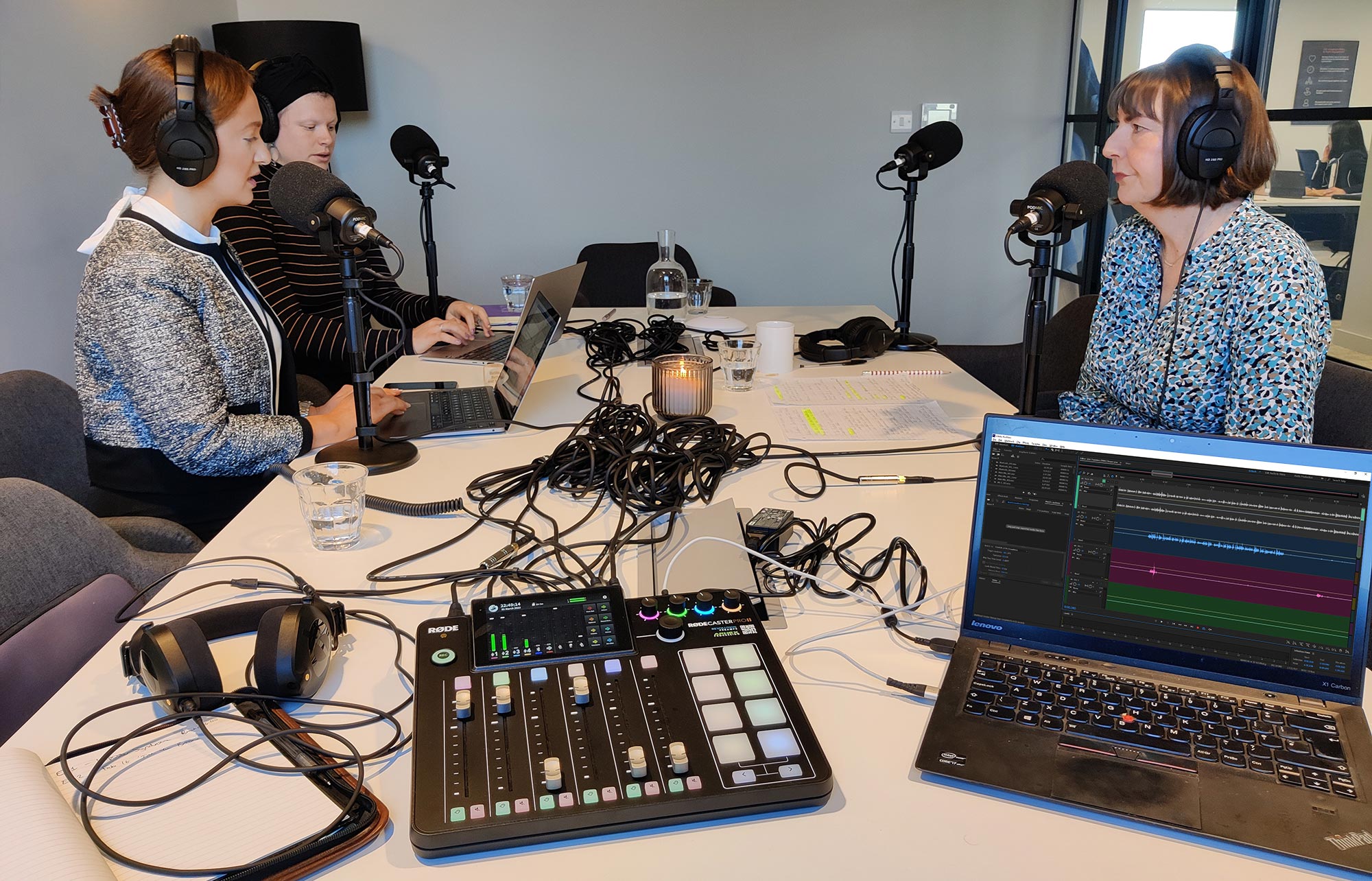 Pop-Up Podcast Recording Studio in Liverpool