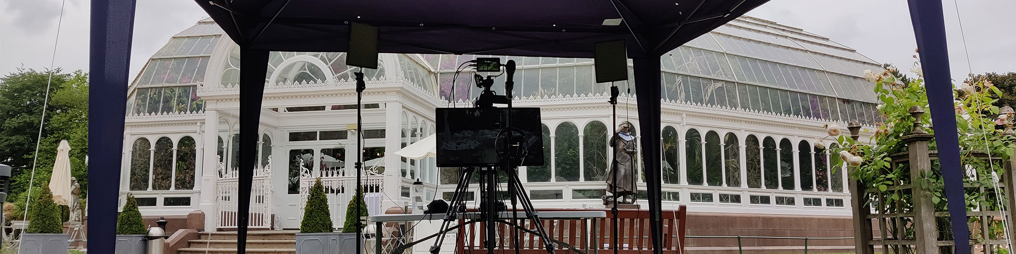 Innobella Media provides LIVE Outside Broadcast via Fibre Optic at Sefton Park Palm House in Liverpool
